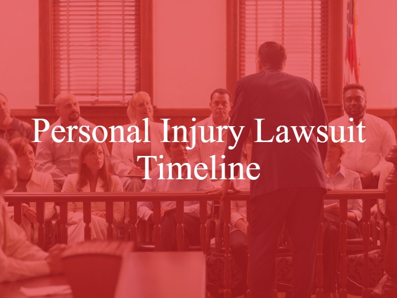 personal injury lawsuit timeline