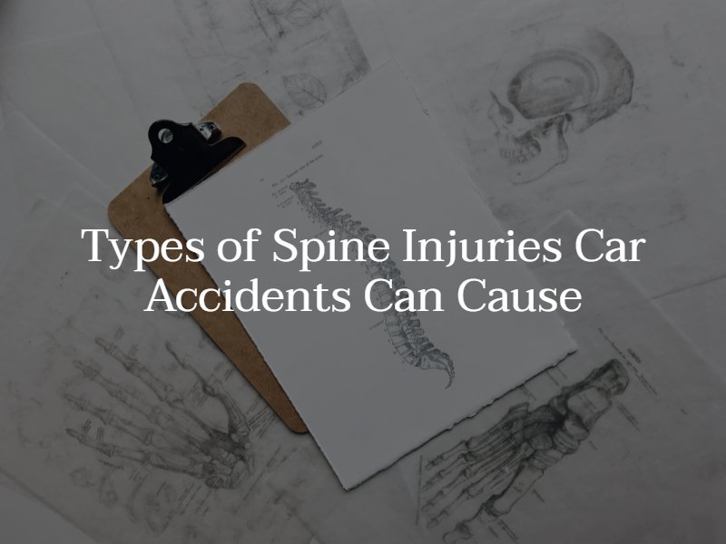 common spine injuries from car accidents
