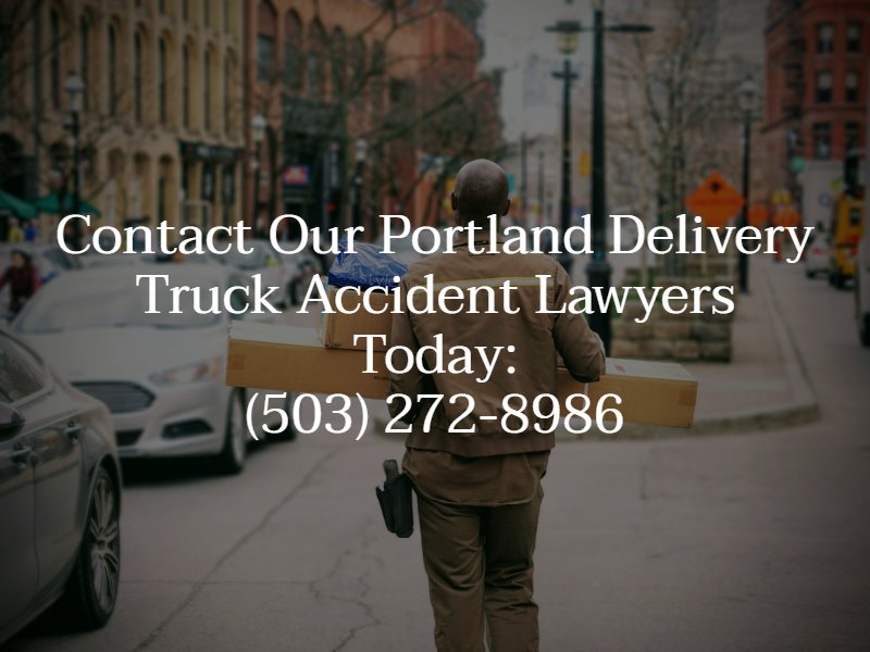 Contact our delivery truck accident lawyers