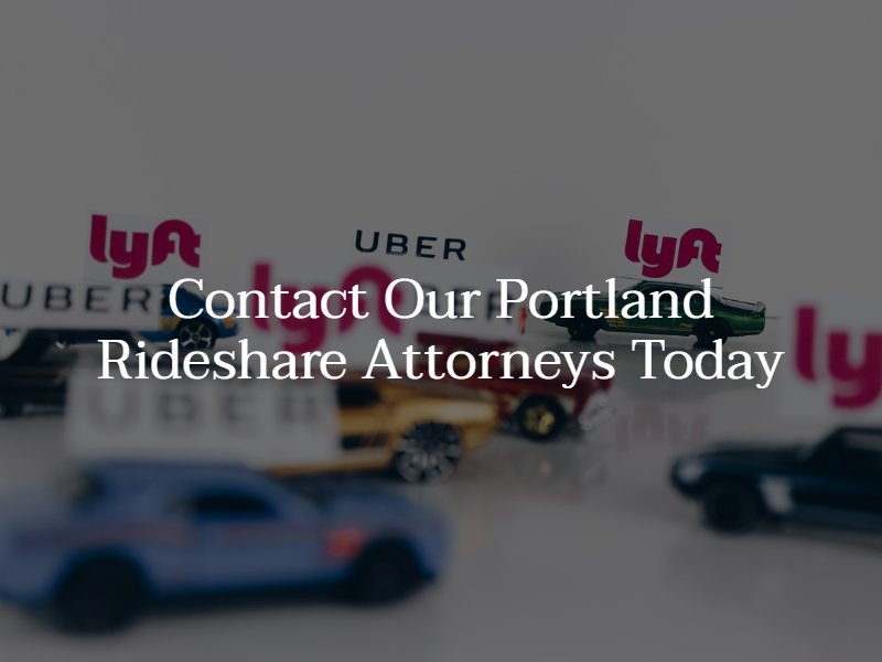Contact Our Portland Rideshare Attorneys